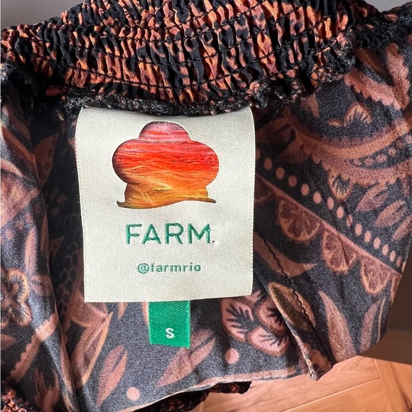 FARM RIO Women’s Size S Black & Orange Camouflage Snake One Shoulder Jumpsuit - Picture 4 of 6